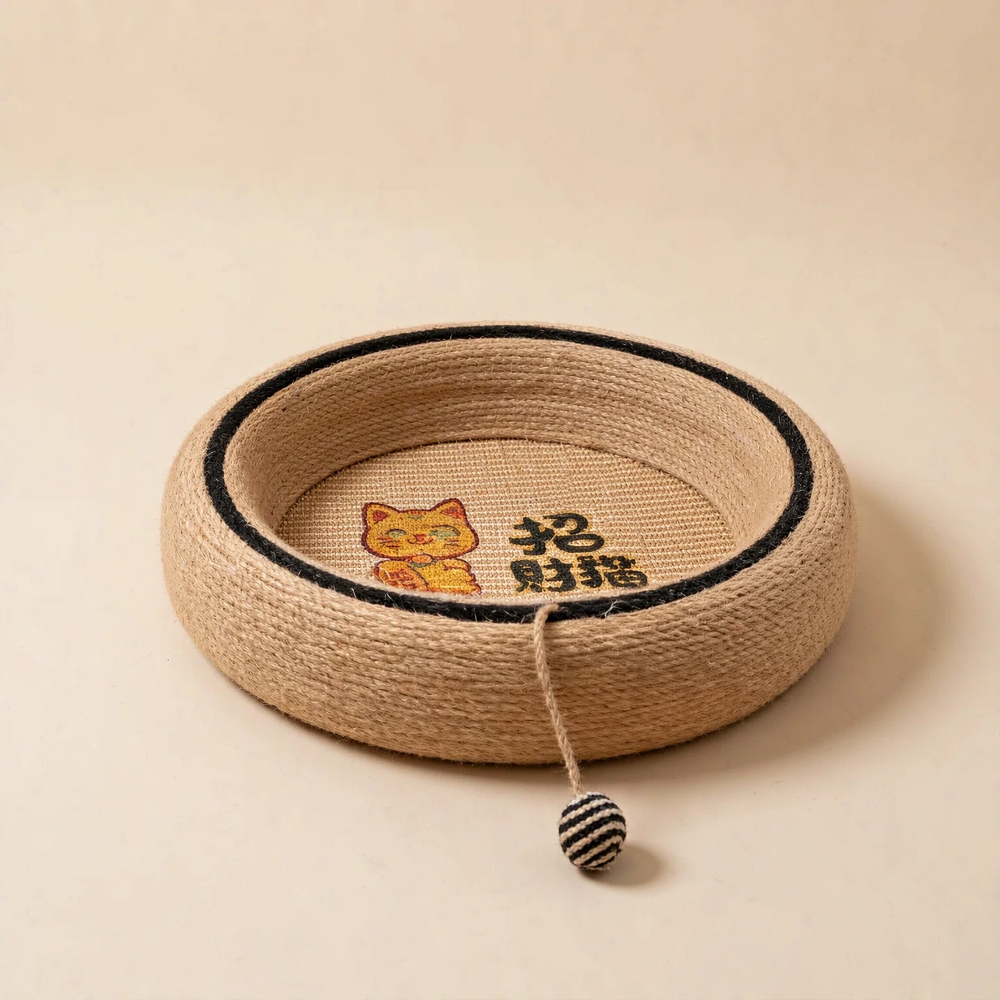 AI-edited catalogue photograph: Lucky-cat scratch basin