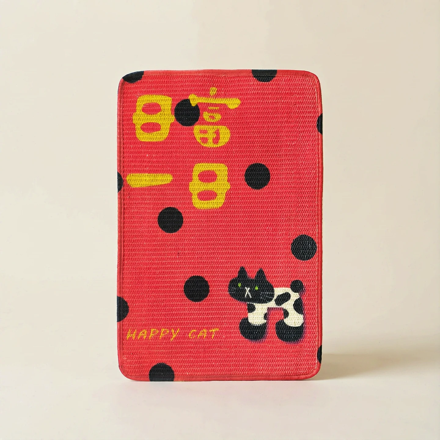 AI-edited catalogue photograph: Patterned wall mats